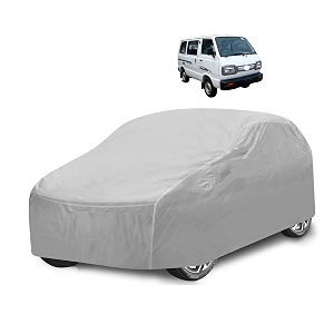 car cover compatible with omni with mirror pocket water resistant triple stitched omni car cover- plain silver