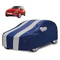 Car Cover Compatible with Polo Gt with Mirror Pocket, Water Resistant, Triple Stitched, Polo Gt Car Cover- Navy Silver