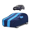 Car Cover Compatible with Polo New with Mirror Pocket, Water Resistant, Triple Stitched, Polo Car Cover- Navy-Blue