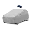 Car Cover Compatible with Safari (Model -2021-Till Date) with Mirror Pocket, Water Resistant, Triple Stitched, Safari Car Cover- Plain Silver