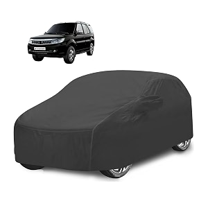 car cover compatible with safari storme with mirror pocket water resistant triple stitched safari storme car cover- grey