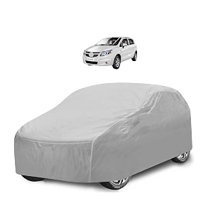 car cover compatible with sail uva with mirror pocket water resistant triple stitched sail uva car cover- plain silver