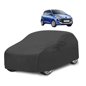 car cover compatible with santro model -2019-till date with mirror pocket water resistant triple stitched santro car cover- grey