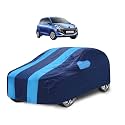 Car Cover Compatible with Santro (Model -2019-Till Date) with Mirror Pocket, Water Resistant, Triple Stitched, Santro Car Cover- Navy-Blue