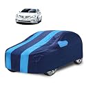 Car Cover Compatible with Sonata with Mirror Pocket, Water Resistant, Triple Stitched, Sonata Car Cover- Navy-Blue