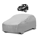 Car Cover Compatible with Spark with Mirror Pocket, Water Resistant, Triple Stitched, Spark Car Cover- Plain Silver