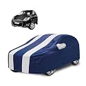 Car Cover Compatible with Spark with Mirror Pocket, Water Resistant, Triple Stitched, Spark Car Cover- Navy-White
