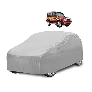 car cover compatible with sumo gold with mirror pocket water resistant triple stitched sumo gold car cover- plain silver