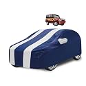 Car Cover Compatible with Sumo Gold with Mirror Pocket, Water Resistant, Triple Stitched, Sumo Gold Car Cover- Navy-White