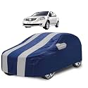 Car Cover Compatible with Sx4 with Mirror Pocket, Water Resistant, Triple Stitched, Sx4 Car Cover- Navy Silver