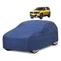 Car Cover Compatible with TATA Sierra with Mirror Pocket, Water Resistant, Sierra Car Cover- Plain Navy