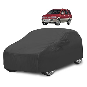car cover compatible with tavera with mirror pocket water resistant triple stitched tavera car cover- grey