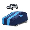 Car Cover Compatible with Terrano with Mirror Pocket, Water Resistant, Triple Stitched, Terrano Car Cover- Navy-Blue