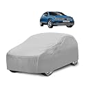 Car Cover Compatible with Tiguan with Mirror Pocket, Water Resistant, Triple Stitched, Tiguan Car Cover- Plain Silver
