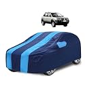 Car Cover Compatible with Tucson with Mirror Pocket, Water Resistant, Triple Stitched, Tucson Car Cover- Navy-Blue