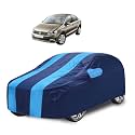 Car Cover Compatible with Vento with Mirror Pocket, Water Resistant, Triple Stitched, Vento Car Cover- Navy-Blue