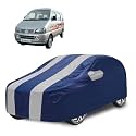 Car Cover Compatible with Versa with Mirror Pocket, Water Resistant, Triple Stitched, Versa Car Cover- Navy Silver