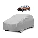 Car Cover Compatible with Wr-V with Mirror Pocket, Water Resistant, Triple Stitched, Wr-V Car Cover- Plain Silver