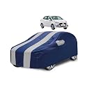 Car Cover Compatible with Xcent with Mirror Pocket, Water Resistant, Triple Stitched, Xcent Car Cover- Navy Silver