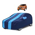 Car Cover Compatible with Xuv 500 with Mirror Pocket, Water Resistant, Triple Stitched, Xuv 500 Car Cover- Navy-Blue