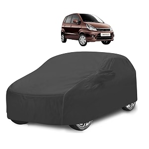 car cover compatible with zen estilo with mirror pocket water resistant triple stitched zen estilo car cover- grey