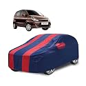 Car Cover Compatible with Zen Estilo with Mirror Pocket, Water Resistant, Triple Stitched, Zen Estilo Car Cover- Navy-Red