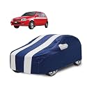 Car Cover Compatible with Zen with Mirror Pocket, Water Resistant, Triple Stitched, Zen Car Cover- Navy-White