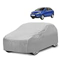 Car Cover Compatible with Zest with Mirror Pocket, Water Resistant, Triple Stitched, Zest Car Cover- Plain Silver