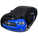 Car Cover Custom Fit for Dodge Charger 2006-2026, Waterproof All Weather Full Exterior Cover Rain Sun Hail Protector Car Cover with Door Zipper