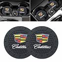 Car Cup Holder Coaster for Cadillac Cupholder Coaster Interior Accessories 2.75in 2Pack