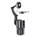 Car Cup Holder USB Car Fan 2 In 1 Adjust Speed 360 Degree Rotating Fan For Refreshing Air