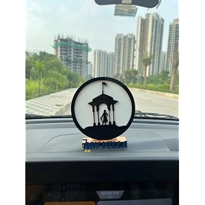 car dashboard god idol - elegant god idols for car dashboard decorative god statues for vehicle interior divine presence figurines enhancing spiritual ambience - shivaji 02