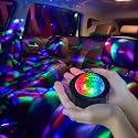 ASFSKY Car Disco Ball Light, Rechargeable Party Light with Magnetic Base