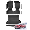 Car Floor Mats for Chevy Equinox &amp; for GMC Terrain 2018–2024, Black