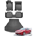 Car Floor Mats for Honda Accord 2013-2017 Gas Sedan Cargo mat, Black