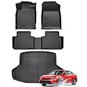 Car Floor Mats for Honda Civic 2022-2026 (Gas Sedan), Black