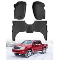 Car Floor Mats for Toyota Tacoma Double Cab 2001–2004, Black