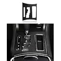 Car Gear Shift Panel Cover Decals for 2011 2012 2013 2014 Dodge Charger Accessories Carbon Fiber Interior Stickers