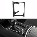 Car Gear Shift Panel Decals for Dodge Charger 2015 2016 2017 2018 2019 2020 2021 2022 2023 Accessories Carbon Fiber Interior Stickers