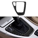 Car Gear Shift Panel Sticker Decal Carbon Fiber Trim Cover fits for BMW E90 E92 E93 2005 2006 2007 2008 2009 2010 2011 2012 Interior Accessories (Classic)