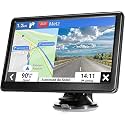 Car GPS Navigator 7-inch Touch Screen Real Voice prompts Turn Direction Speed Limit Warning car GPS Satellite Navigator, Lifetime Free Update World map