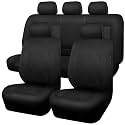 CAR-GRAND 3D Embossed Waterproof Seat Covers for