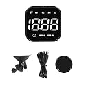 Car Head Up Display (HUD), GPS Speedometer with MPH/KMH, Compass & Overspeed Alarm, Universal Fit for All Cars, Easy Installation