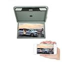 Car Headrest Player, 1080P 19 Inch Car Monitor HD LCD Screen Auto Ceiling TV Motorhome Roof Mount Display MP5 Portable (Gray Mirror Monitor)
