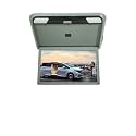 Car Headrest Player, 1080P 19 Inch Car Monitor HD LCD Screen Auto Ceiling TV Motorhome Roof Mount Display MP5 Portable (Gray MP5)