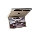 Car Headrest Player, 19 Inch Car Monitor 1080P HD LCD Screen Portable Car Video Players Automobile Ceiling TV Roof Mount (Beige MP5 Monitor)