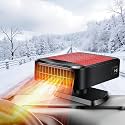 Car Heater, 200W 12V Portable Car Heater 360°Rotation 2 in 1 Heating &amp; Cooling Fan Windshield Demisting Defroster Plug Into Cigarette Lighter for All Cars