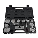Car Heavy Duty Disc Brake Piston Caliper Compressor Rewind Tool Set and Wind Back Tool Kit(D)