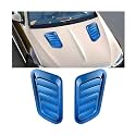 13 x 7.09 x 5.91 Inch ABS Hood Vent Trim, Blue