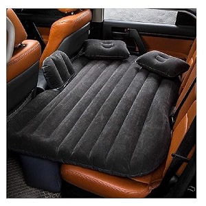 car inflatable bed with pump amp 2 air pillowquick inflatable back seat bedcar inflatable mattresscar bed mattresscar bed for traveltripcampingpicnicpool amp beachuniversal fit black